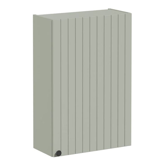 VitrA Root Groove 55cm 1 Door Slim Lower/Base Unit (RH Hinge) | Matt Retro Green | 69162 - Envy Bathrooms Ltd