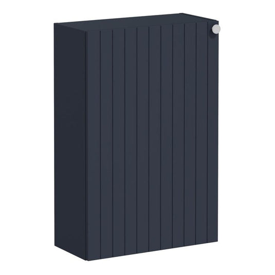 VitrA Root Groove 55cm 1 Door Slim Lower/Base Unit (LH Hinge) | Matt Dark Blue | 69154 - Envy Bathrooms Ltd