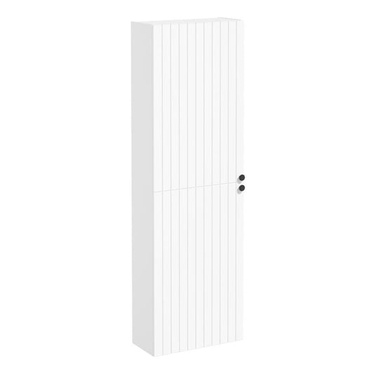 VitrA Root Groove 55cm 2 Door Slim Tall Unit (LH Hinge) | Matt White | 69114 - Envy Bathrooms Ltd