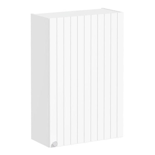 VitrA Root Groove 60cm 1 Door Upper/Wall Unit (RH Hinge) | Matt White | 69170 - Envy Bathrooms Ltd