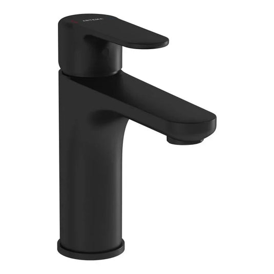 VitrA Root Round Basin Mixer - Matt Black - A4270636VUK - Envy Bathrooms Ltd