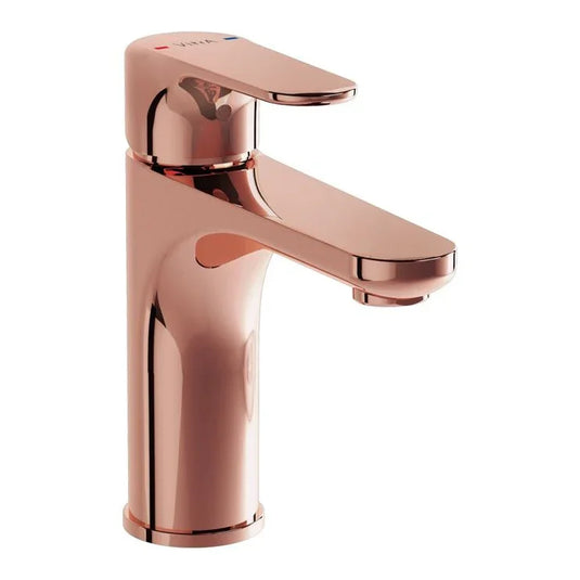 VitrA Root Round Basin Mixer - Soft Copper - A4270629VUK - Envy Bathrooms Ltd