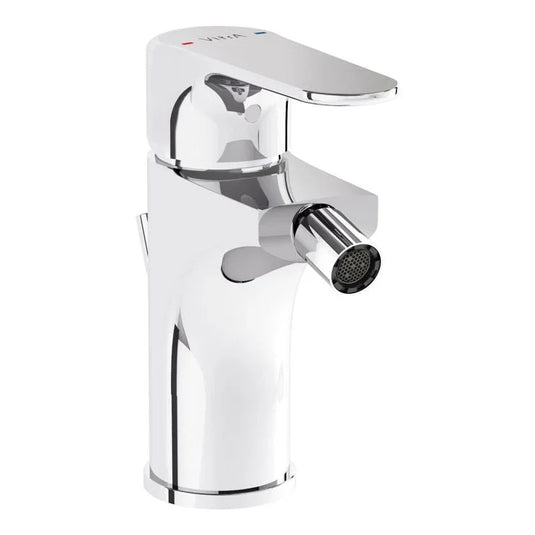 VitrA Root Round Bidet Mixer - Chrome - A42724EXP - Envy Bathrooms Ltd