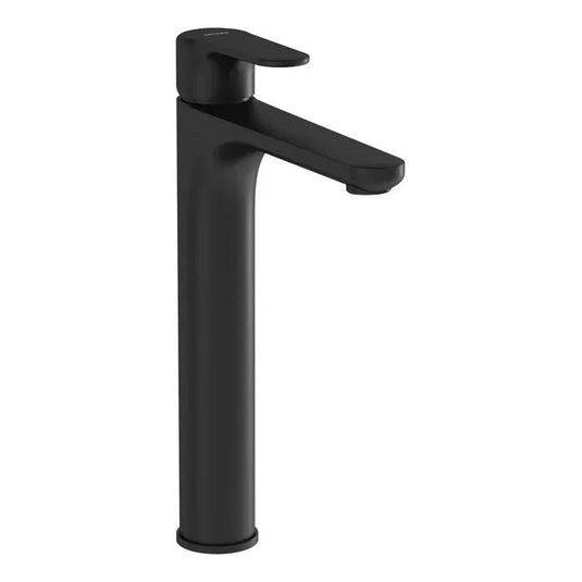 VitrA Root Round Tall Basin Mixer - Matt Black - A4270736VUK - Envy Bathrooms Ltd
