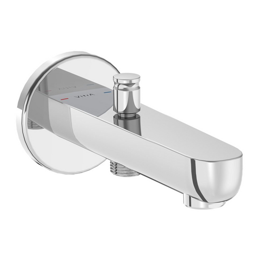 VitrA Root Round Wall Mounted Monohole Bath/Shower Mixer | Chrome | A43126EXP - Envy Bathrooms Ltd