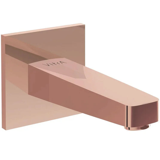 Vitra Root Square Wall Mounted Bath Spout - Copper - Envy Bathrooms Ltd