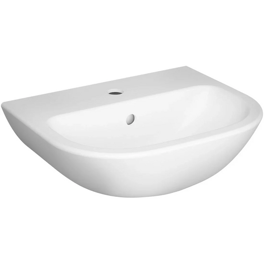 VitrA S20 450x350mm 2TH Basin Only - White - 5500L003-0022 - Envy Bathrooms Ltd