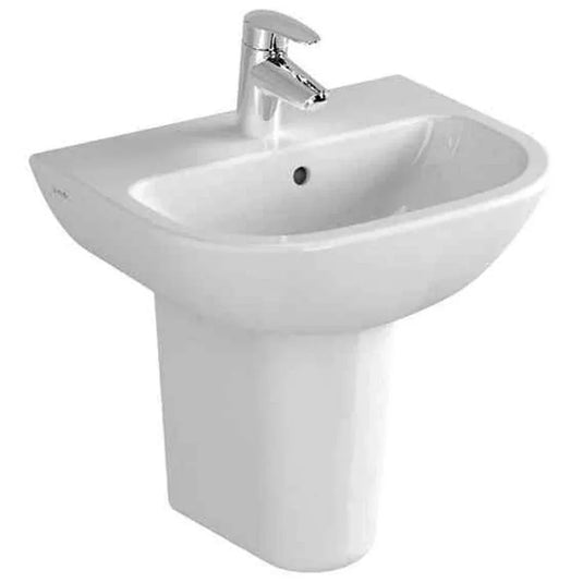 Vitra S20 500mm 1 TH Wall Hung Basin - 5501WH - Envy Bathrooms Ltd
