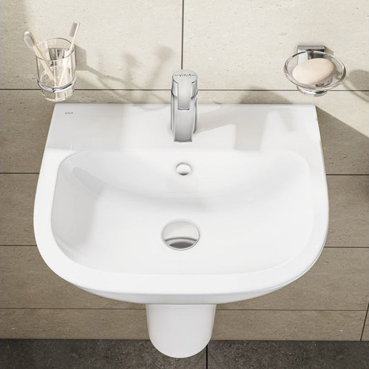 VitrA S20 500x415mm 1TH Basin Only - White - 5501L003-0999 - Envy Bathrooms Ltd