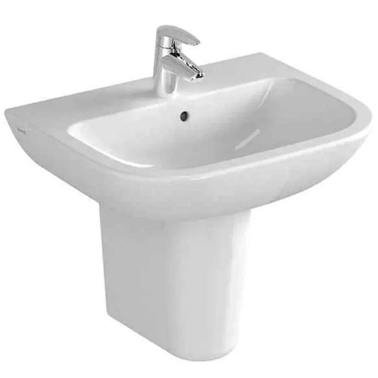 Vitra S20 550mm 1 TH Wall Hung Basin - 5502WH - Envy Bathrooms Ltd