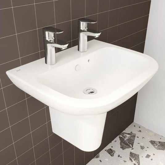 VitrA S20 550x440mm 2TH Basin Only - White - 5502L003-0022 - Envy Bathrooms Ltd