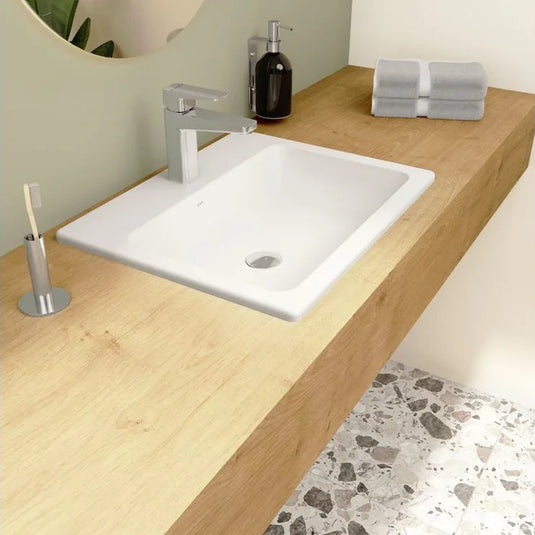 VitrA S20 550x455mm 1TH Countertop/Vessel Washbowl - White - 5465B003-0001 - Envy Bathrooms Ltd