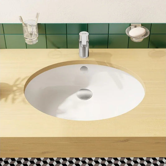 VitrA S20 580x450mm 0TH Undercounter Basin - White - 6069B003-0012 - Envy Bathrooms Ltd