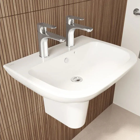 VitrA S20 595x455mm 2TH Basin Only - White - 5503L003-0022 - Envy Bathrooms Ltd