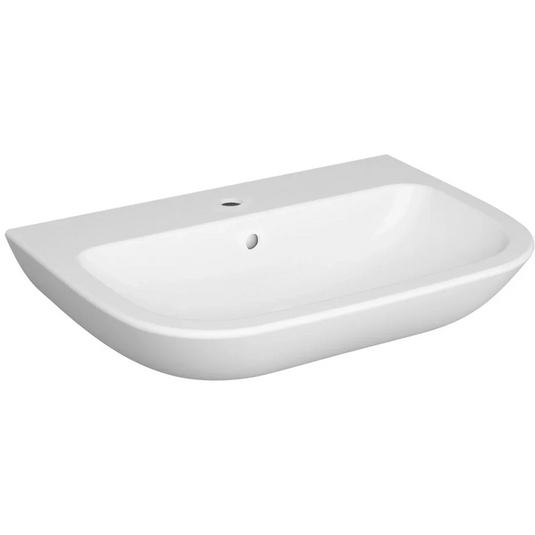 VitrA S20 650x465mm 1TH Basin Only - White - 5504L003-0999 - Envy Bathrooms Ltd