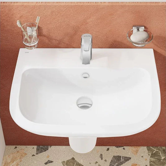 VitrA S20 650x465mm 1TH Basin Only - White - 5504L003-0999 - Envy Bathrooms Ltd