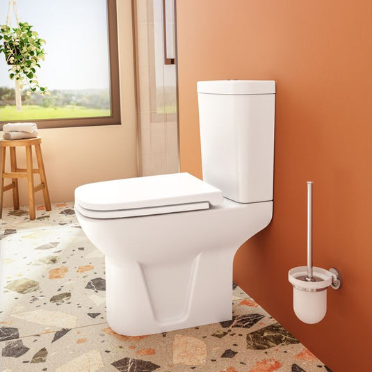 VitrA S20 Open Back Close Coupled Pan Only - White - 5513L003-0075 - Envy Bathrooms Ltd