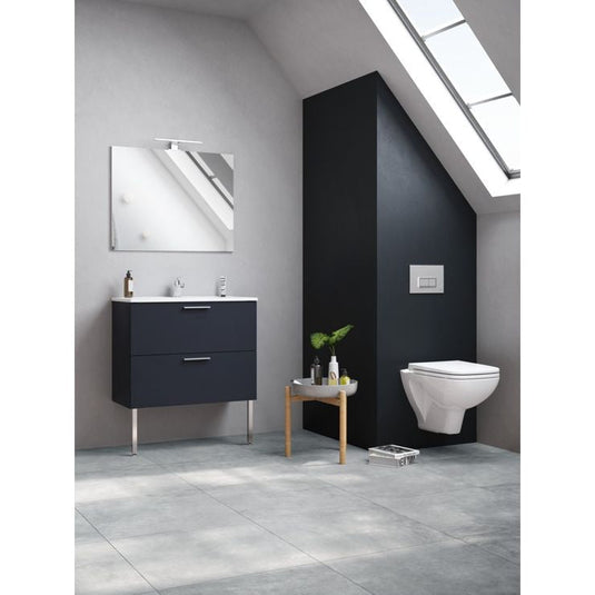 VitrA S20 Soft Close Ring Toilet Seat - White - 77-003-509 - Envy Bathrooms Ltd