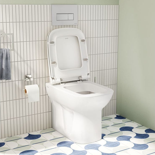 VitrA S20 Soft Close Toilet Seat - White - 77-003-009 - Envy Bathrooms Ltd