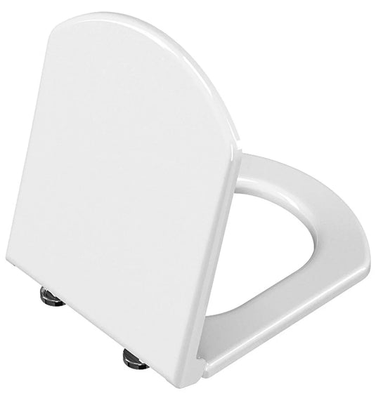 Vitra Serenada/Valarte Toilet Seat and Cover with Chrome Hinges - Envy Bathrooms Ltd