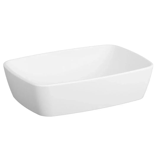 Vitra Shift Sit-On Countertop Basin 550mm Wide - 0 Tap Hole - Envy Bathrooms Ltd