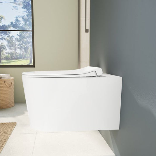 VitrA Sonic Flush Soft Close Slim Toilet Seat - White - 220-003R009 - Envy Bathrooms Ltd