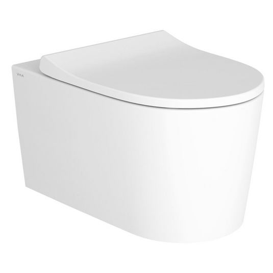 VitrA Sonic Flush Soft Close Wrap Toilet Seat - White - 230-003R009 - Envy Bathrooms Ltd