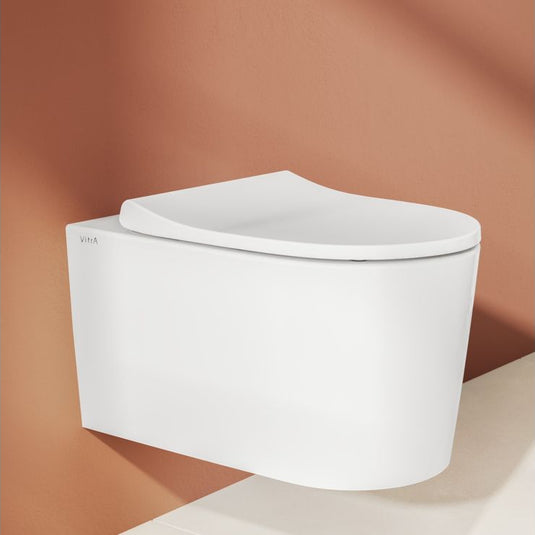 VitrA Sonic Flush Soft Close Wrap Toilet Seat - White - 230-003R009 - Envy Bathrooms Ltd