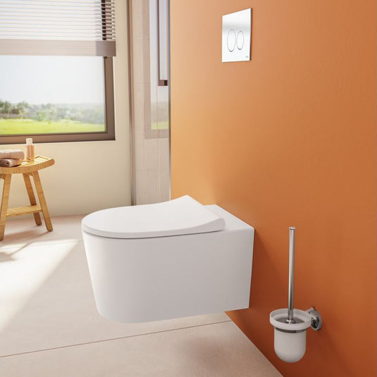 VitrA Sonic Flush Wall Hung Pan Only - White - 7870B403-0075 - Envy Bathrooms Ltd