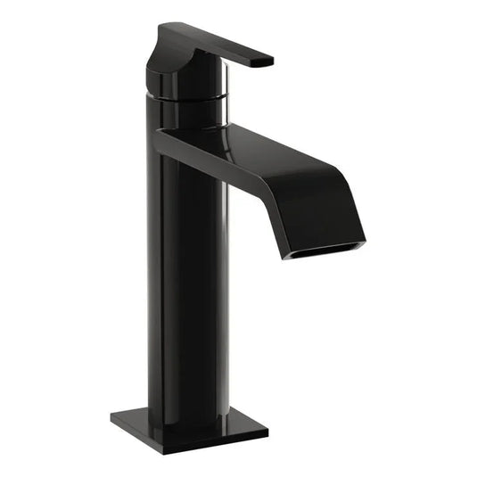 VitrA Suit Basin Mixer (Top Handle) - Gloss Black - A4281639 - Envy Bathrooms Ltd