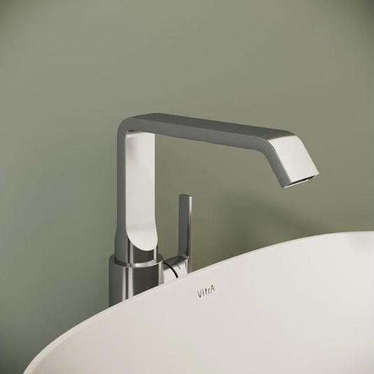 VitrA Suit Tall Basin Mixer (Side Handle) - Chrome - A42765 - Envy Bathrooms Ltd