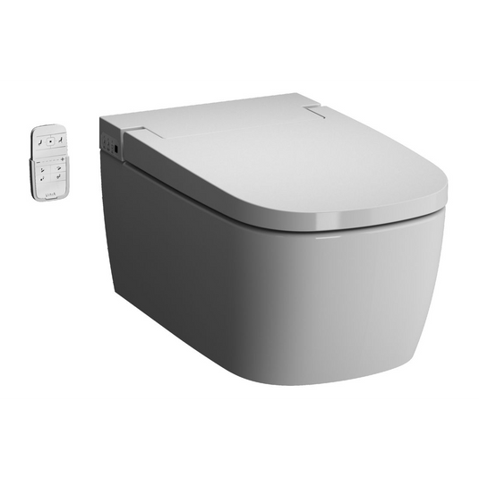 VitrA V-Care Essential Rimless Shower Toilet - White - 5674B003-6103 - Envy Bathrooms Ltd