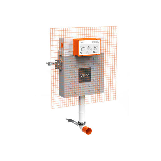 VitrA V-Fix Prime Back to Wall 12cm 3/6L Concealed Cistern - 762-1735-01 - Envy Bathrooms Ltd