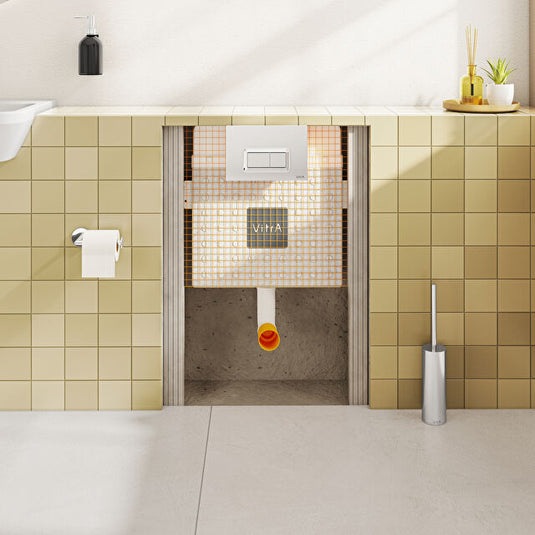 VitrA V-Fix Prime Back to Wall 8cm 3/6L Concealed Cistern - 768-1740-01 - Envy Bathrooms Ltd
