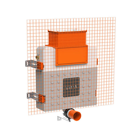 VitrA V-Fix Prime Reduced Height (82cm) Back to Wall 3/6L Concealed Cistern - 761-1740-01UK - Envy Bathrooms Ltd