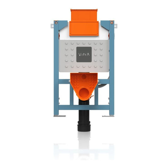 VitrA V-Fix Prime Reduced Height (82cm) WH WC Frame & 3/6L Cistern (Floor/Wall Fix) - 761-5805-01UK - Envy Bathrooms Ltd