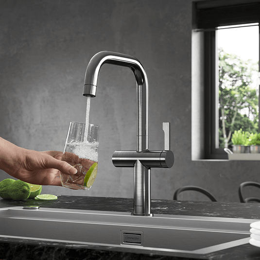 Clearwater Mariner Filtered Water Kitchen Sink Mixer Tap - Brushed Nickel - MAL10BN