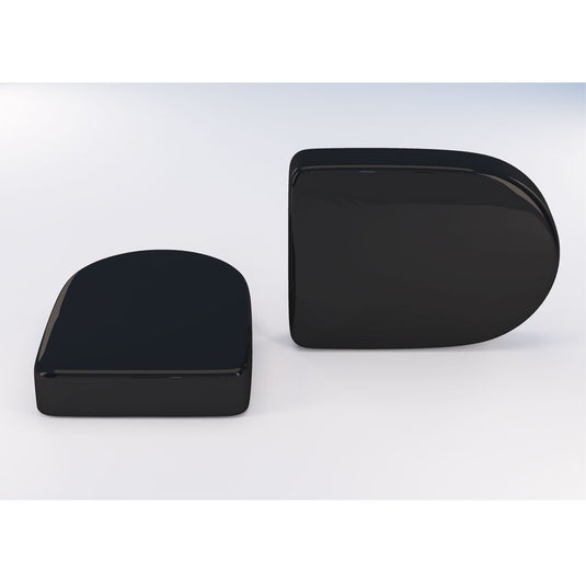 Eastbrook D Shape Vent Cap Pair Black | 101.0060