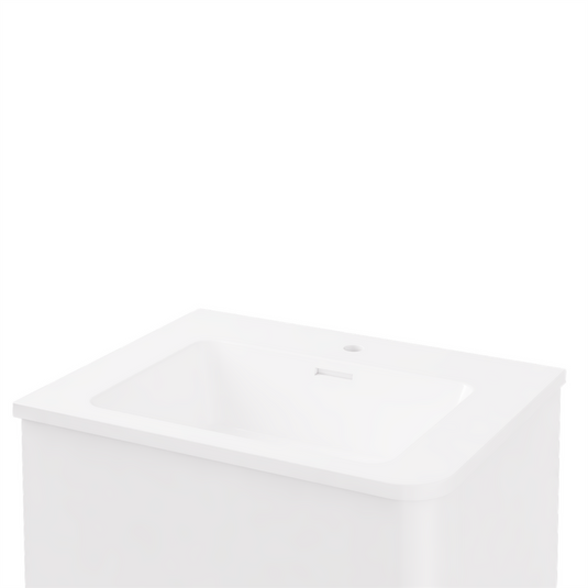 Eastbrook Arda 600mm Ceramic Basin 0TH RH White | 103.034