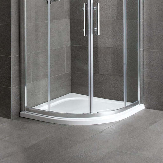 Eastbrook Volente 800mm ABS Stone Resin Quadrant Shower Tray White | 158.062