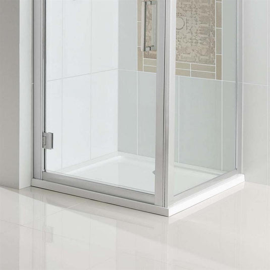 Eastbrook Volente 900x900mm Square ABS Stone Resin Shower Tray White | 158.052