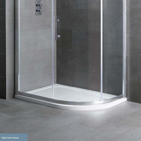 Eastbrook Volente 1000x700mm ABS Stone Resin Quadrant Shower Tray RH White | 158.707