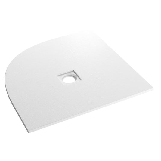 Eastbrook Crossland 900mm Quadrant Slate Shower Tray White | 159.3063