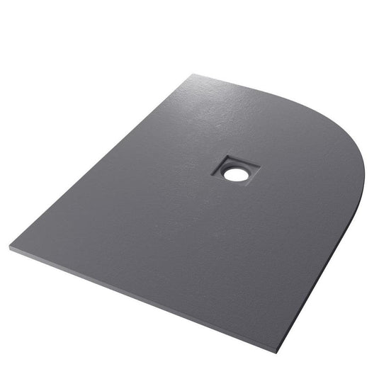 Eastbrook Crossland 1200x900mm Offset Quadrant Slate Shower Tray RH Grey | 159.3068