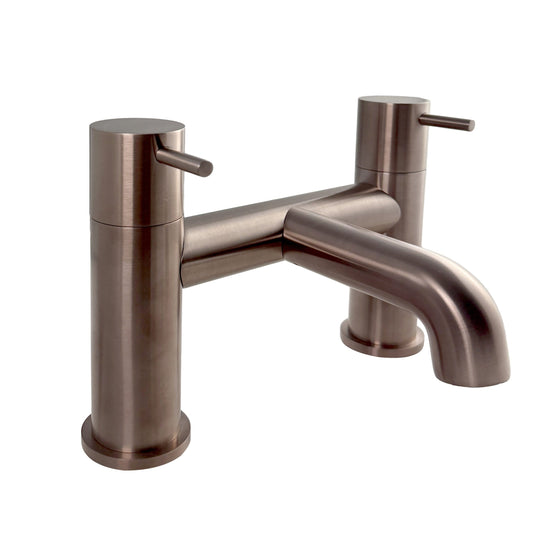 JTP Vos Deck Mounted Bath Filler Tap Brushed Bronze | 21223BRZ