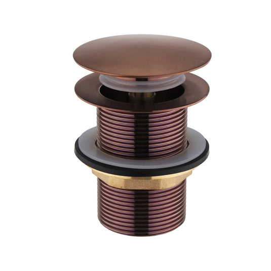 JTP Vos Click Clack Bath Waste Unslotted Suitable For Free Standing Bath Brushed Bronze | 21609CCBRZ