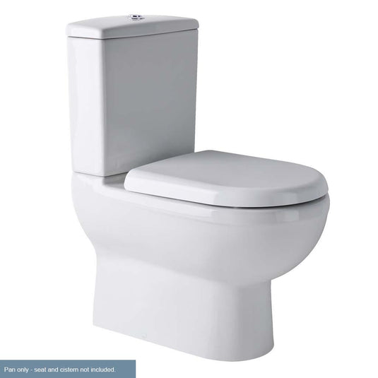 Eastbrook Dura Close Coupled Back To Wall Comfort Height Rimless Pan White | 26.0133