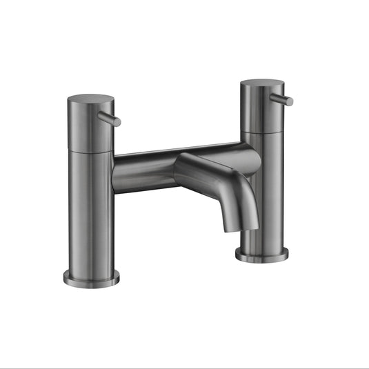 JTP Vos Deck Mounted Bath Filler Tap Brushed Black | 27223BBL