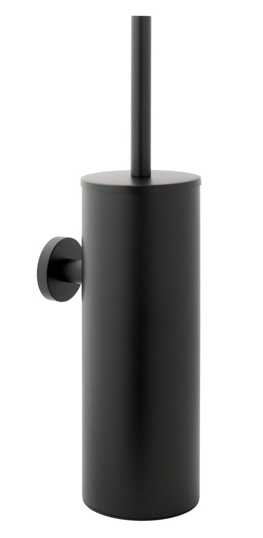 JTP Vos Wall Mounted Toilet Brush Holder - Matt Black - 28268MB