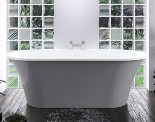 Eastbrook Margravine 1660 x 730 x 570mm Freestanding Bath (Inc Waste) Grey | 33.0002